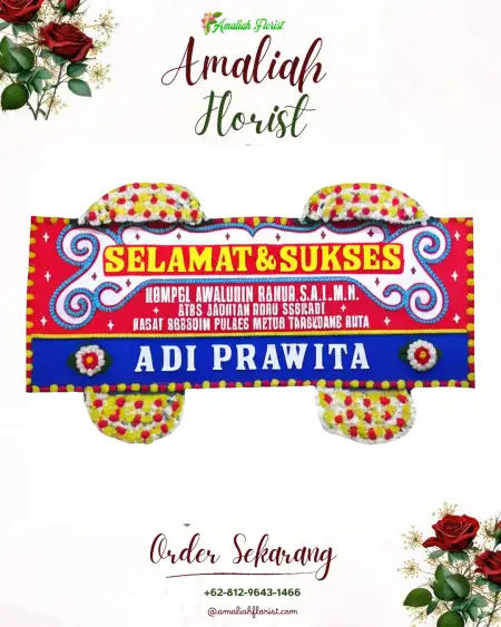 Papan Bunga Ucapan Selamat Pasarejo